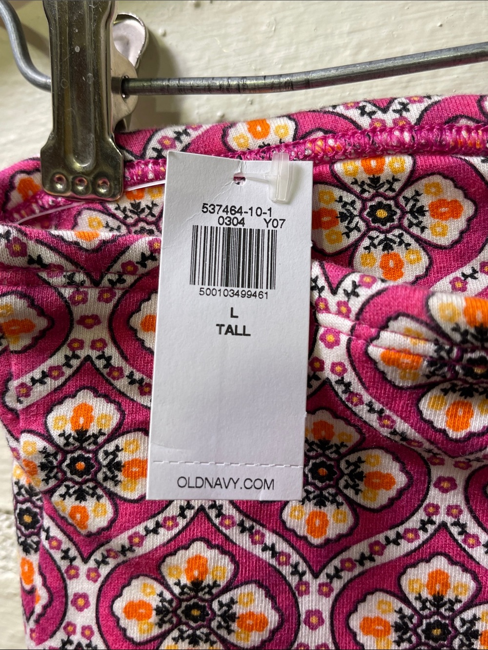 Old Navy Pink and Orange Floral-Pattern Tube Top - Picture 7 of 7